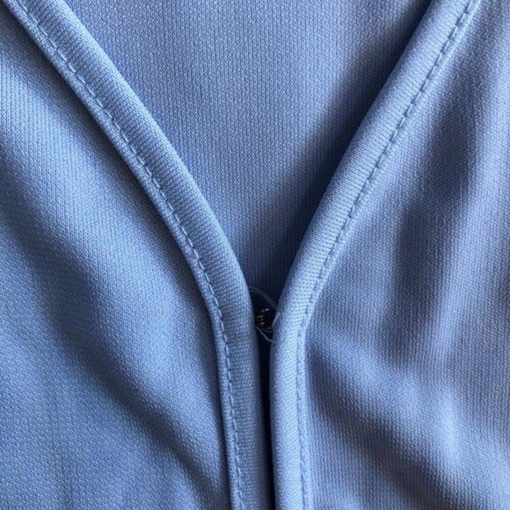 Light Blue Long Sleeve Cover Up w/Single Clasp - Size M - Picture 3 of 6